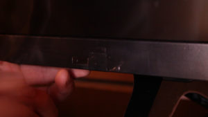 Electrical Tape over tv