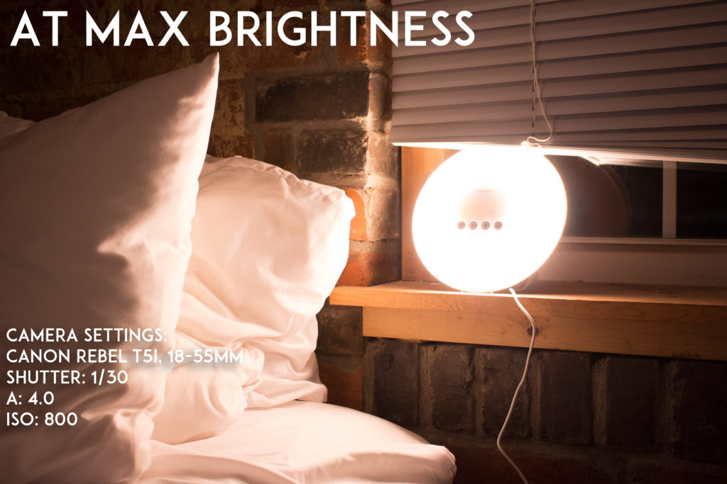 Philips Wake Up Alarm Max Brightness