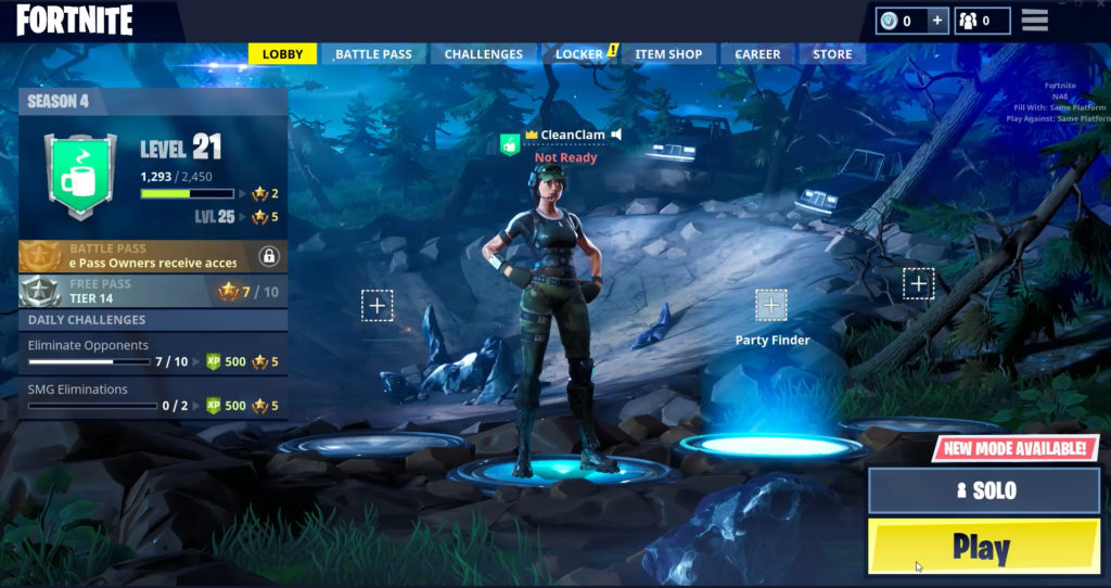 Fortnite Skin Lobby