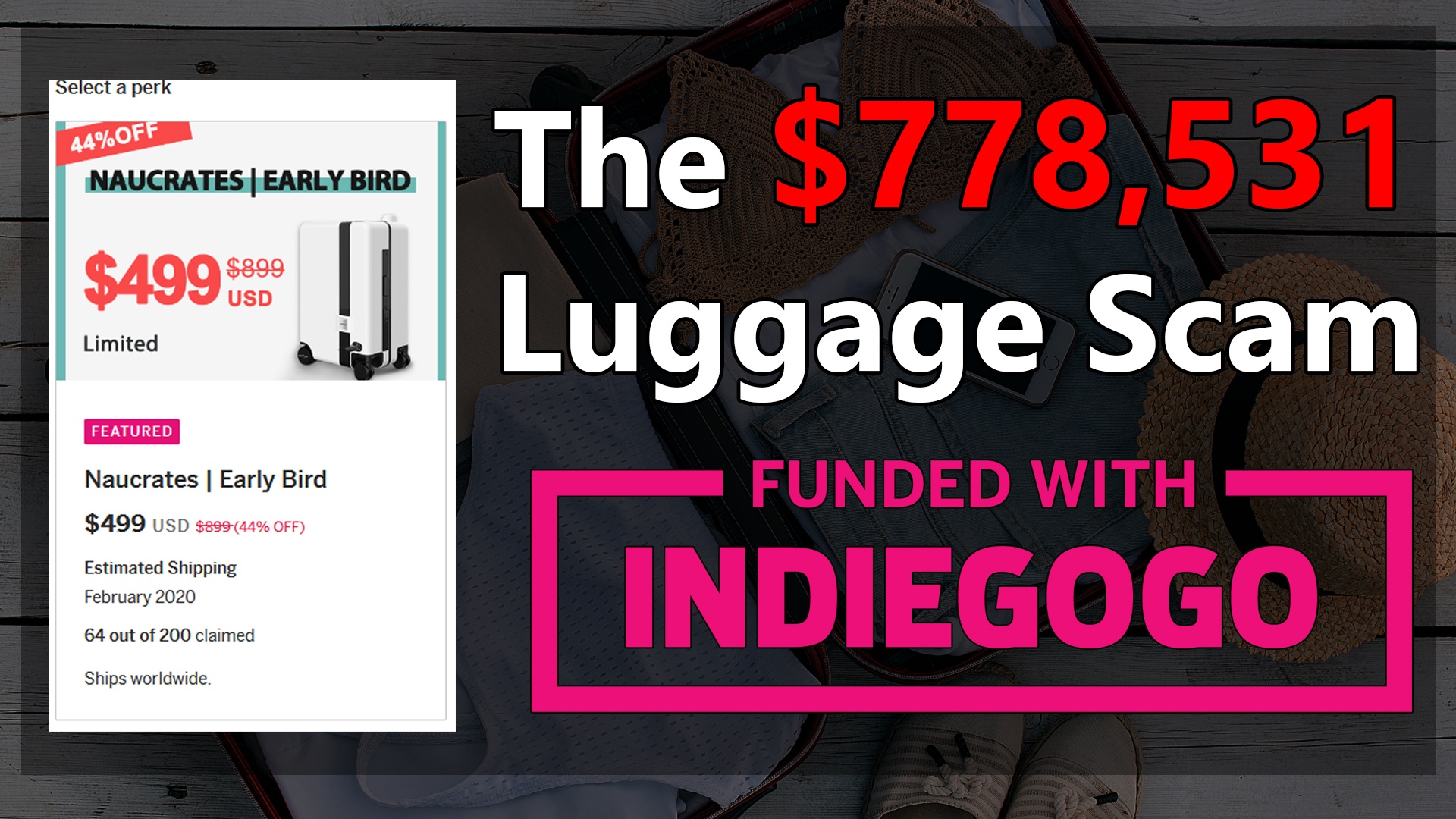 Naucrates Smart Luggage Scam