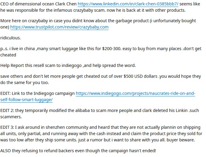 reddit thread naucrates screenshot